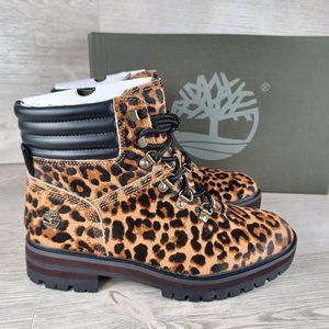 Timberland Women's London Square LEOPARD CHEETAH Winter Boots Shoes